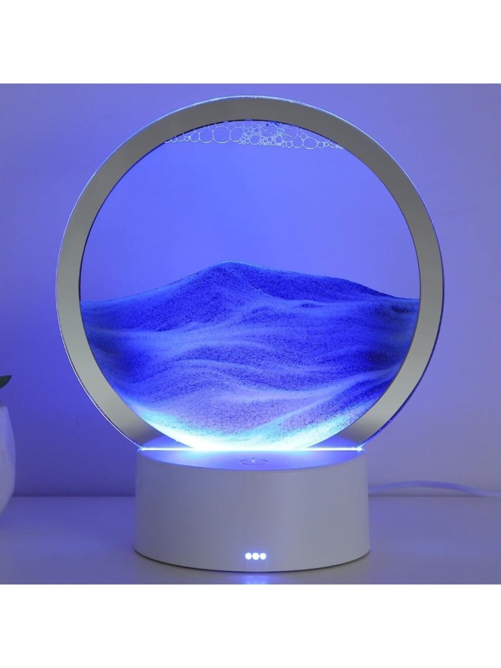 3D Liquid Motion Sand Art - Deep Sea Quicksand Decor for Home & Office, 6 inch